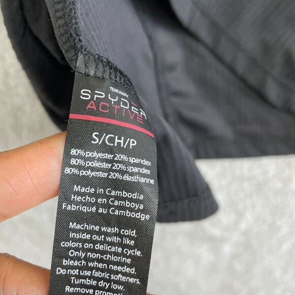 NWOT Spyder Active Women's S Black Short Sleeve Performance T-Shirt - Picture 6 of 8